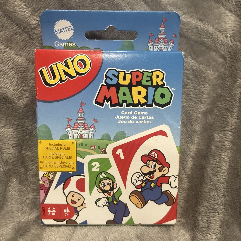 UNO Card‎ Game ~ Super Mario Edition- Includes A Special Rule.